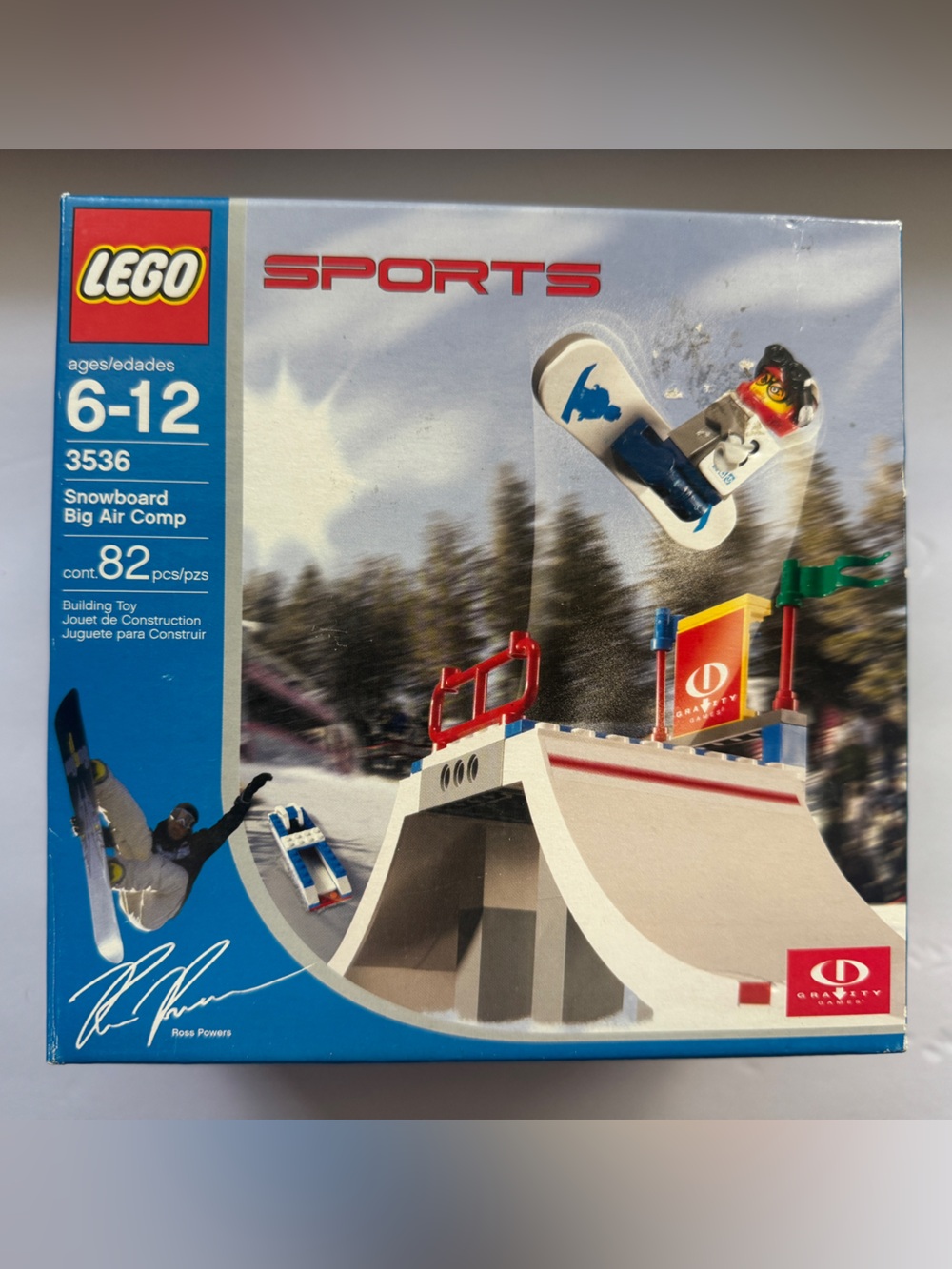 LEGO Sports 3536 Snowboard Big Air Comp NEW Factory Sealed Retired 82 Pieces
